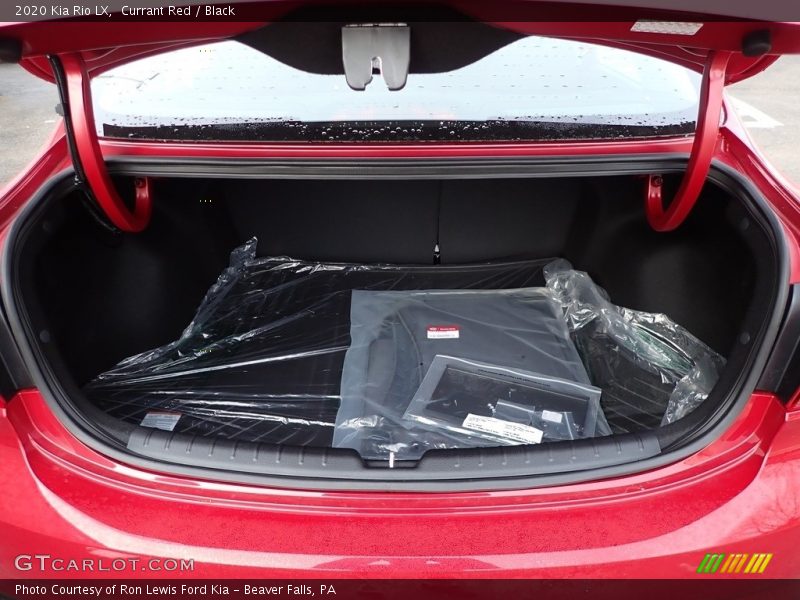 Currant Red / Black 2020 Kia Rio LX