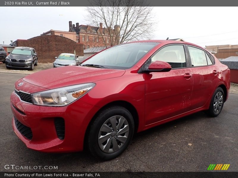 Currant Red / Black 2020 Kia Rio LX