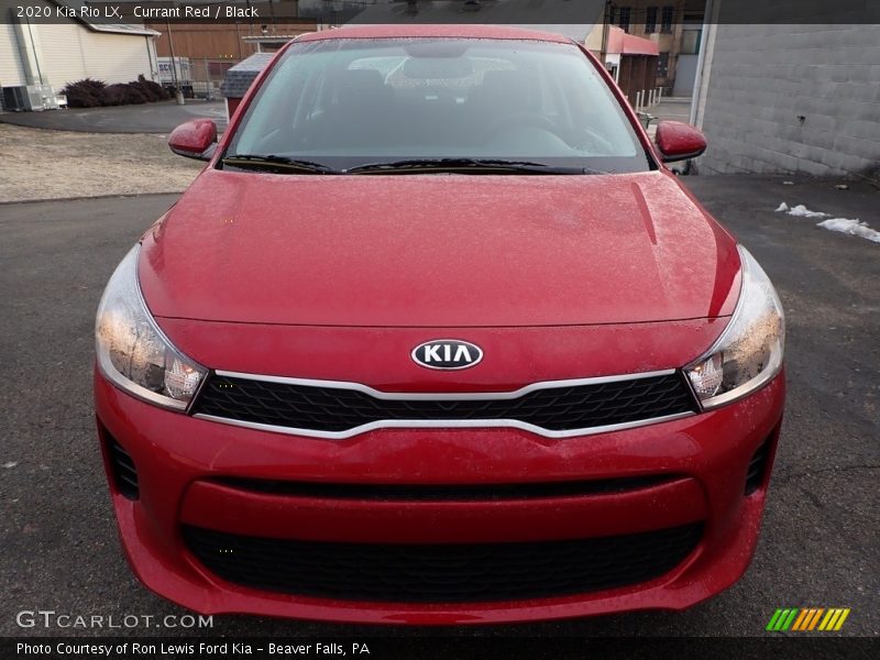 Currant Red / Black 2020 Kia Rio LX