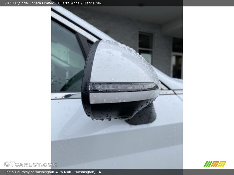 Quartz White / Dark Gray 2020 Hyundai Sonata Limited