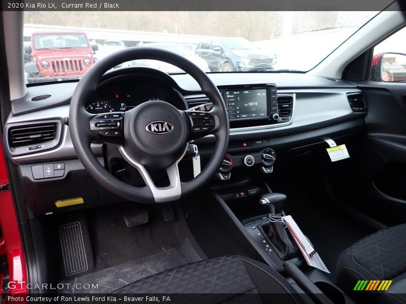 Currant Red / Black 2020 Kia Rio LX