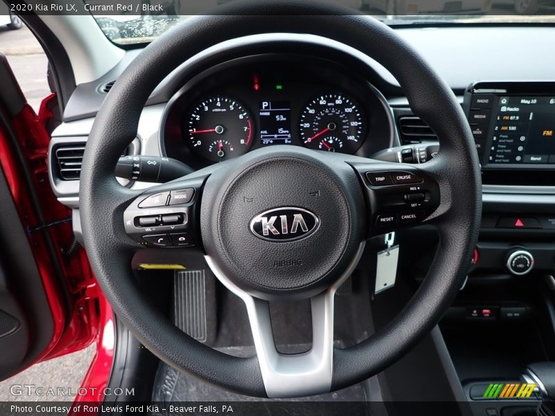 Currant Red / Black 2020 Kia Rio LX