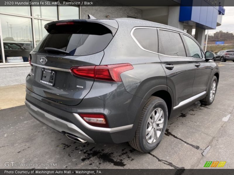 Rainforest / Black 2020 Hyundai Santa Fe SEL AWD