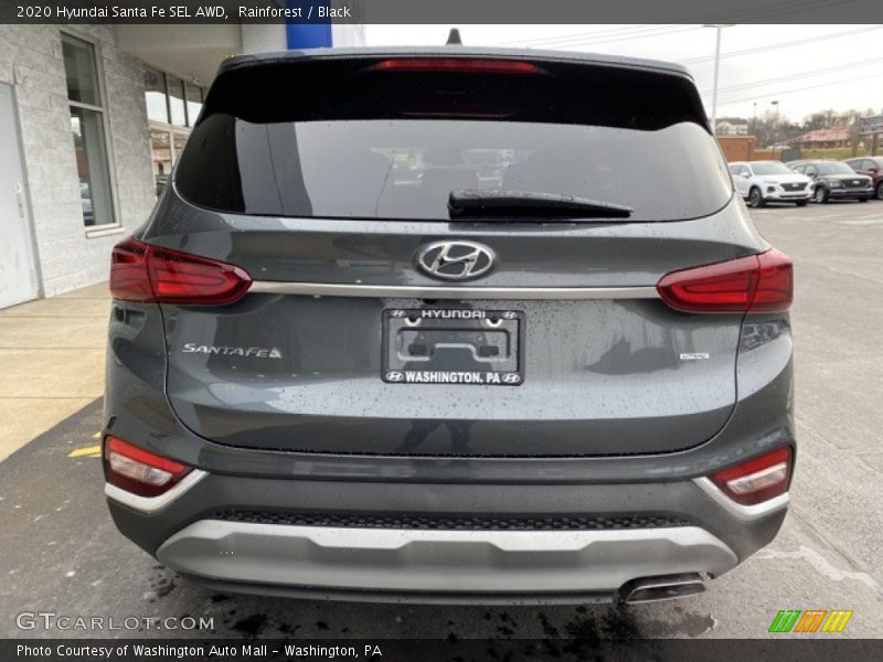 Rainforest / Black 2020 Hyundai Santa Fe SEL AWD