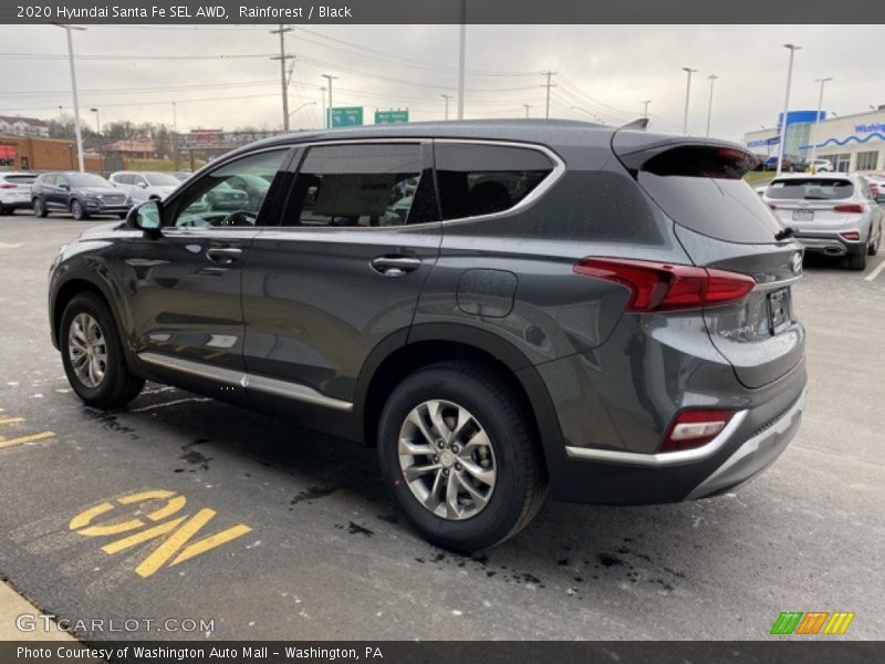 Rainforest / Black 2020 Hyundai Santa Fe SEL AWD