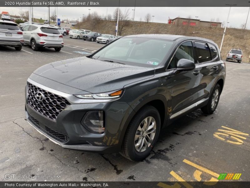 Rainforest / Black 2020 Hyundai Santa Fe SEL AWD
