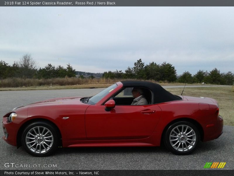 Rosso Red / Nero Black 2018 Fiat 124 Spider Classica Roadster
