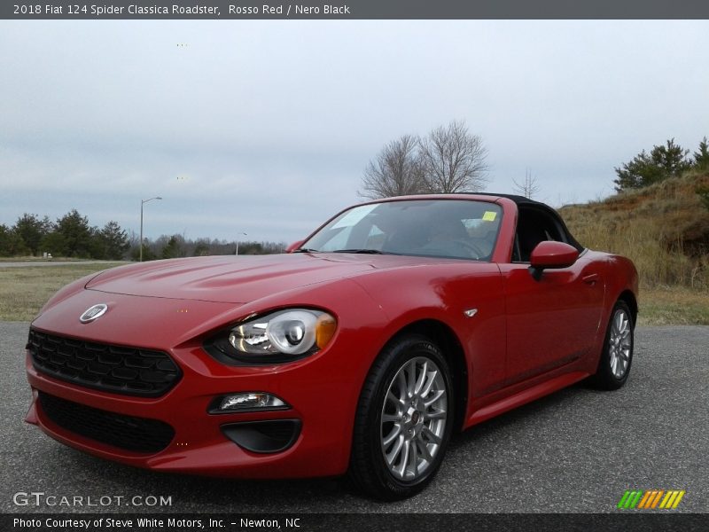 Rosso Red / Nero Black 2018 Fiat 124 Spider Classica Roadster