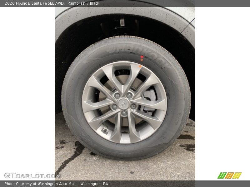 Rainforest / Black 2020 Hyundai Santa Fe SEL AWD