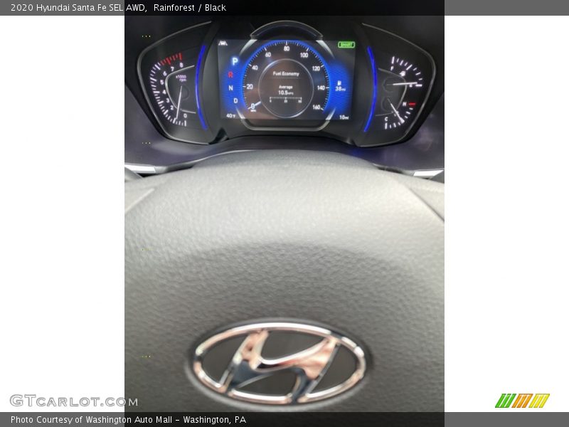 Rainforest / Black 2020 Hyundai Santa Fe SEL AWD