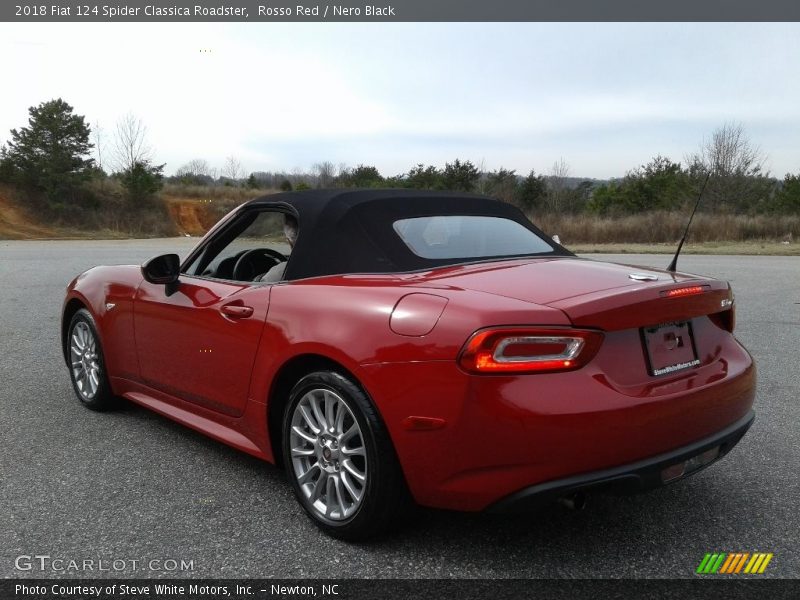 Rosso Red / Nero Black 2018 Fiat 124 Spider Classica Roadster