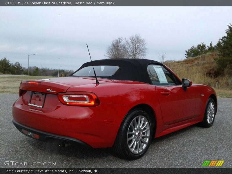 Rosso Red / Nero Black 2018 Fiat 124 Spider Classica Roadster