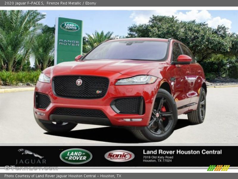 Firenze Red Metallic / Ebony 2020 Jaguar F-PACE S