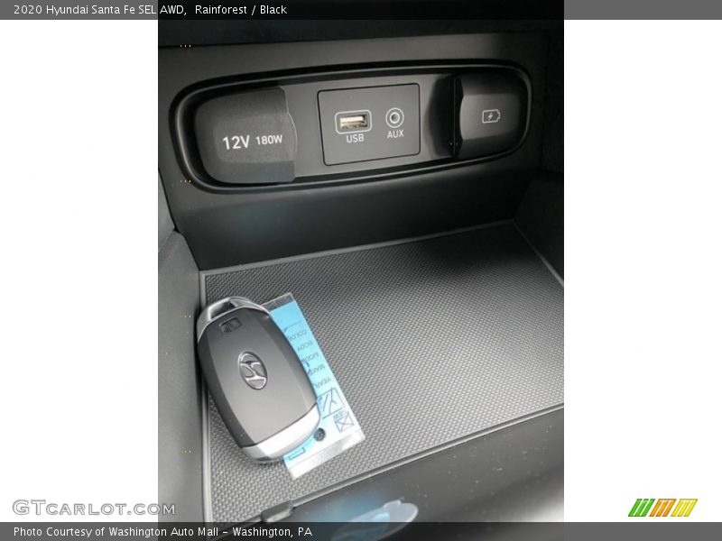 Rainforest / Black 2020 Hyundai Santa Fe SEL AWD