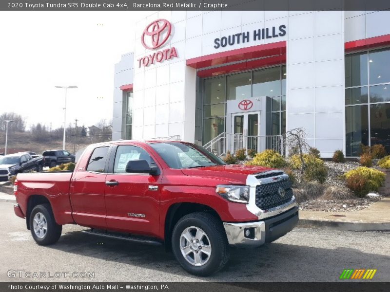 Barcelona Red Metallic / Graphite 2020 Toyota Tundra SR5 Double Cab 4x4