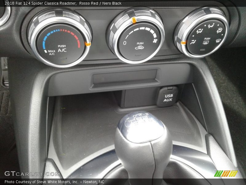Controls of 2018 124 Spider Classica Roadster