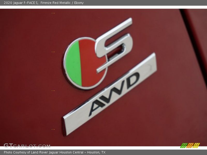 Firenze Red Metallic / Ebony 2020 Jaguar F-PACE S
