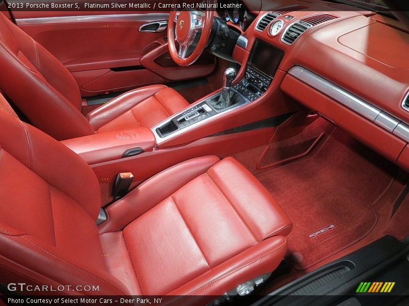 Front Seat of 2013 Boxster S