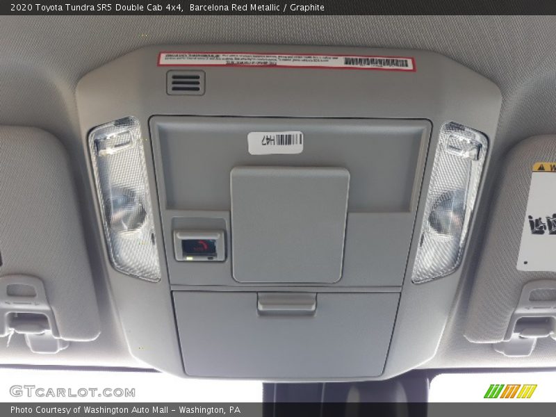 Barcelona Red Metallic / Graphite 2020 Toyota Tundra SR5 Double Cab 4x4
