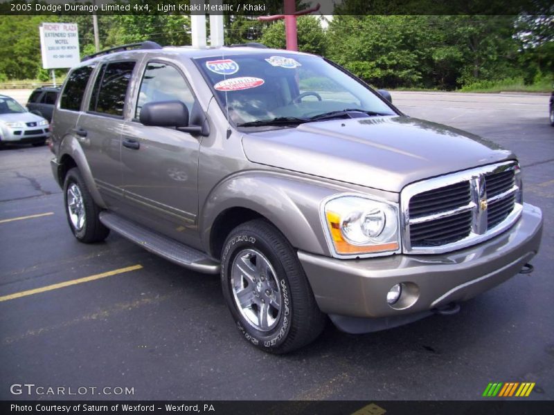 Light Khaki Metallic / Khaki 2005 Dodge Durango Limited 4x4