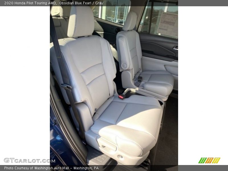 Obsidian Blue Pearl / Gray 2020 Honda Pilot Touring AWD