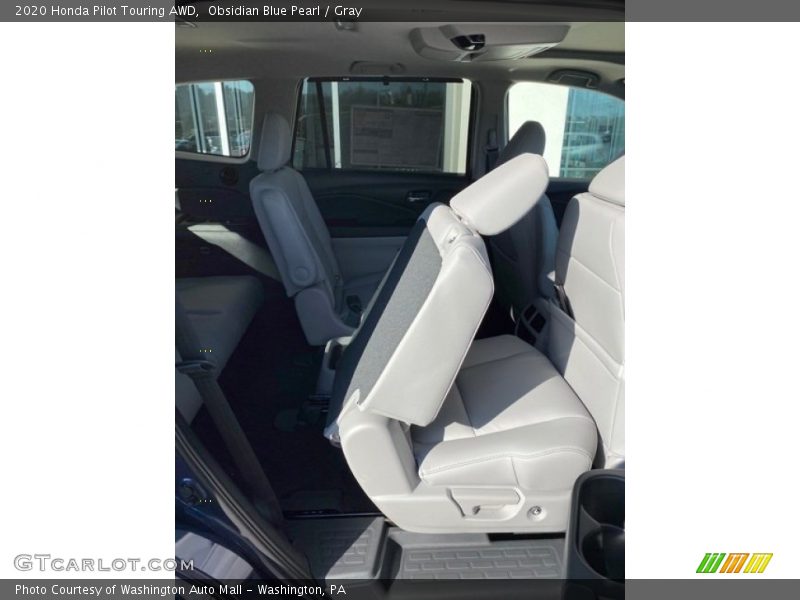 Obsidian Blue Pearl / Gray 2020 Honda Pilot Touring AWD