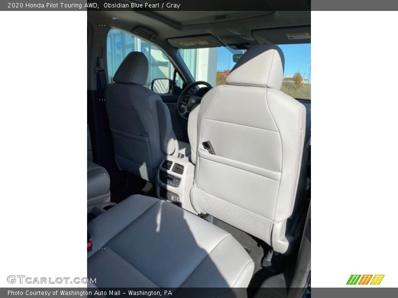 Obsidian Blue Pearl / Gray 2020 Honda Pilot Touring AWD
