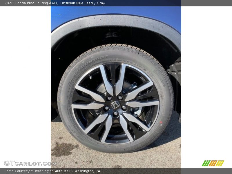 Obsidian Blue Pearl / Gray 2020 Honda Pilot Touring AWD