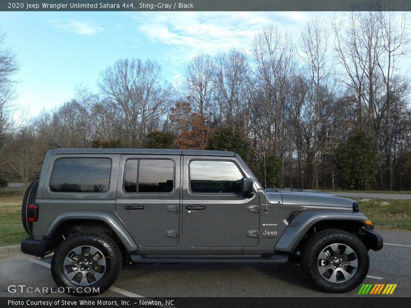 Sting-Gray / Black 2020 Jeep Wrangler Unlimited Sahara 4x4