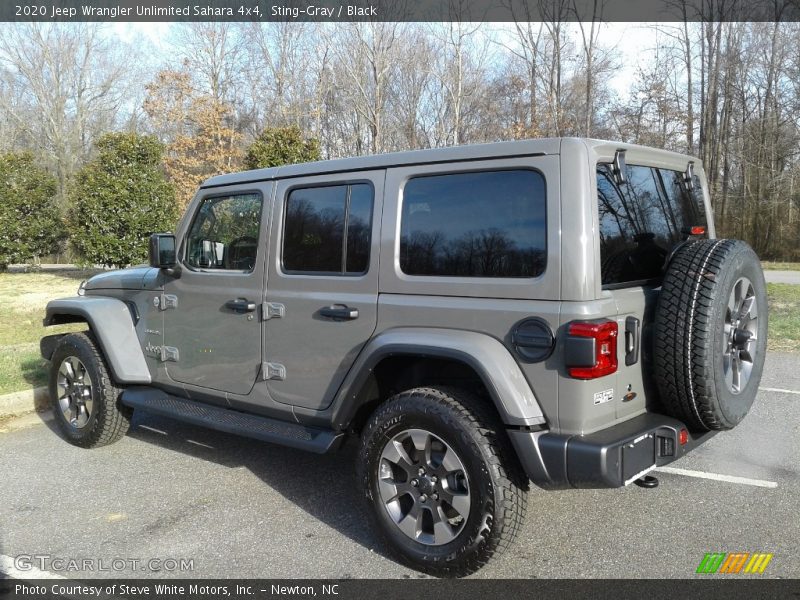 Sting-Gray / Black 2020 Jeep Wrangler Unlimited Sahara 4x4