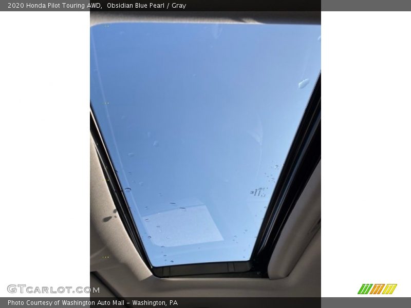 Obsidian Blue Pearl / Gray 2020 Honda Pilot Touring AWD