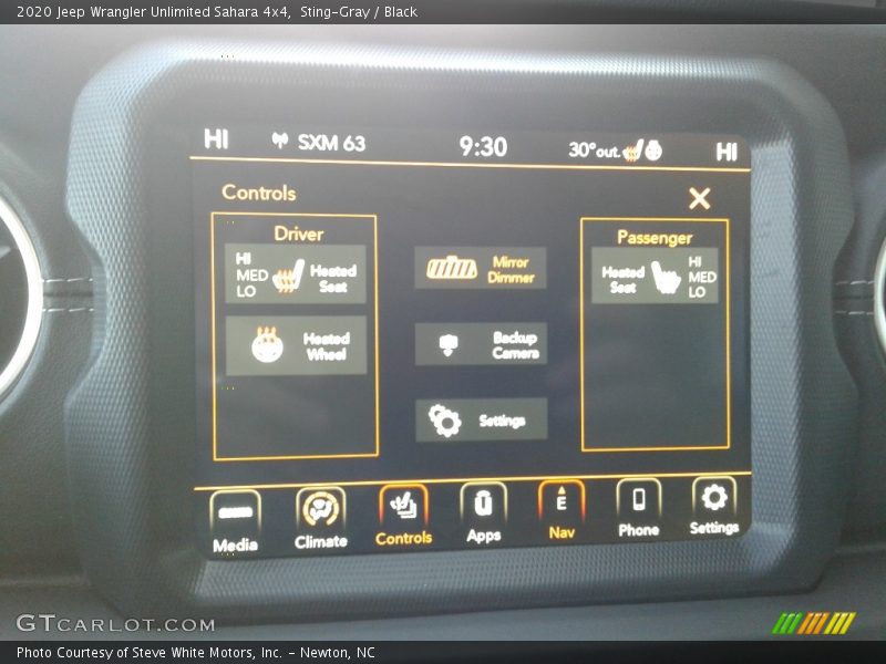 Sting-Gray / Black 2020 Jeep Wrangler Unlimited Sahara 4x4