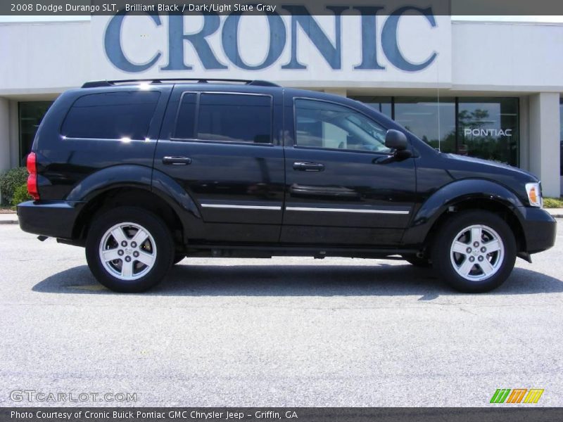 Brilliant Black / Dark/Light Slate Gray 2008 Dodge Durango SLT