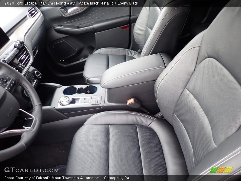 Front Seat of 2020 Escape Titanium Hybrid 4WD