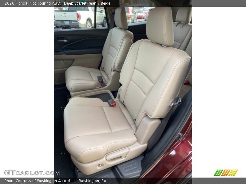 Deep Scarlet Pearl / Beige 2020 Honda Pilot Touring AWD
