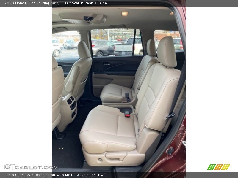 Deep Scarlet Pearl / Beige 2020 Honda Pilot Touring AWD