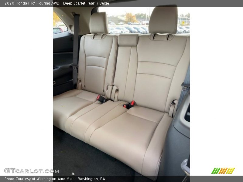 Deep Scarlet Pearl / Beige 2020 Honda Pilot Touring AWD