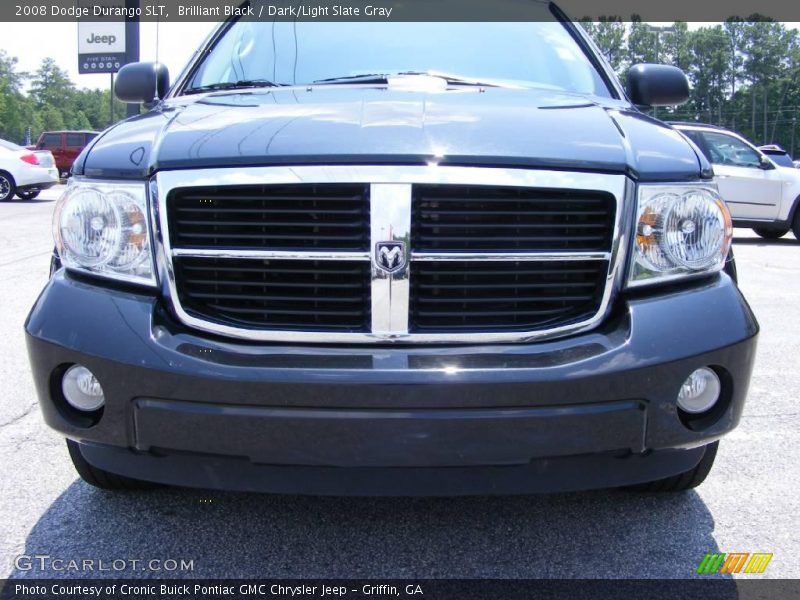 Brilliant Black / Dark/Light Slate Gray 2008 Dodge Durango SLT