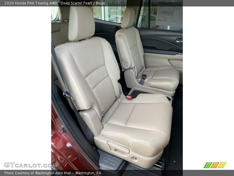 Deep Scarlet Pearl / Beige 2020 Honda Pilot Touring AWD