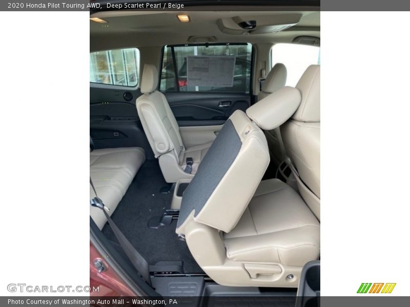 Deep Scarlet Pearl / Beige 2020 Honda Pilot Touring AWD