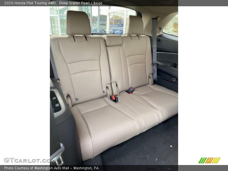 Deep Scarlet Pearl / Beige 2020 Honda Pilot Touring AWD
