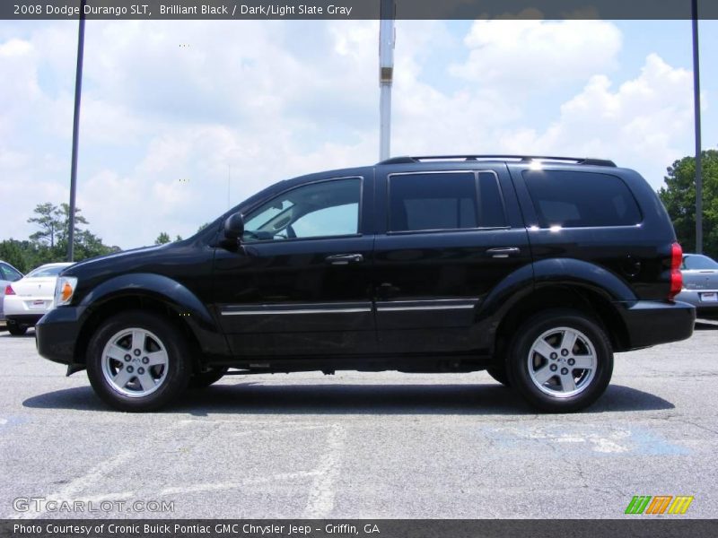 Brilliant Black / Dark/Light Slate Gray 2008 Dodge Durango SLT