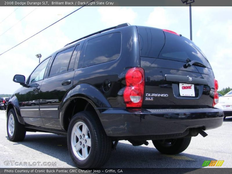 Brilliant Black / Dark/Light Slate Gray 2008 Dodge Durango SLT