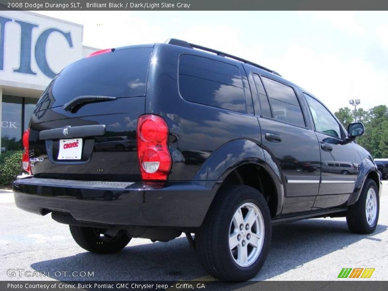 Brilliant Black / Dark/Light Slate Gray 2008 Dodge Durango SLT