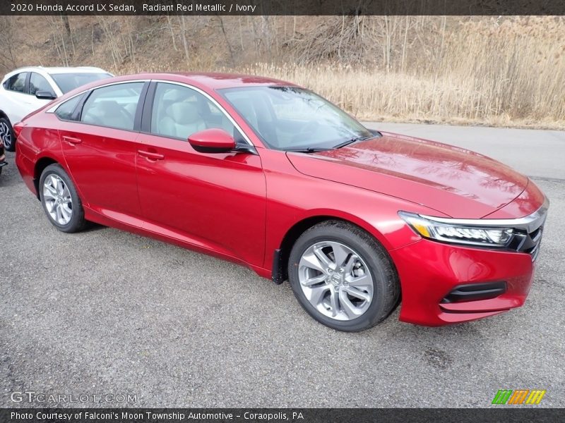 Radiant Red Metallic / Ivory 2020 Honda Accord LX Sedan