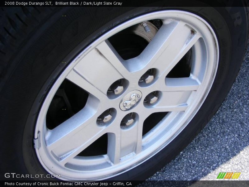 Brilliant Black / Dark/Light Slate Gray 2008 Dodge Durango SLT