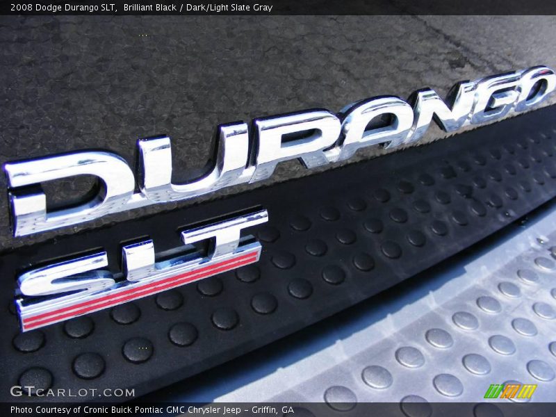 Brilliant Black / Dark/Light Slate Gray 2008 Dodge Durango SLT