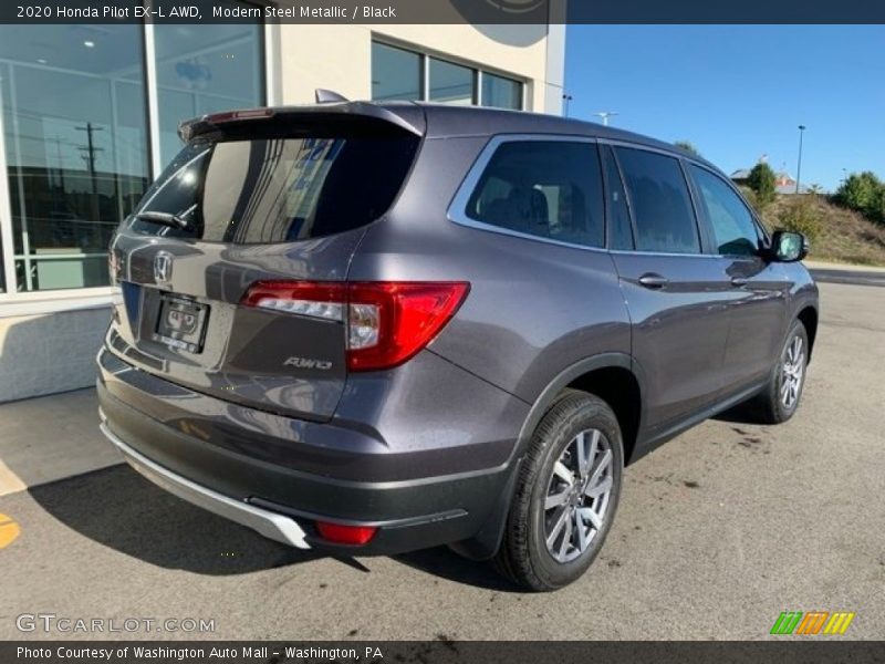 Modern Steel Metallic / Black 2020 Honda Pilot EX-L AWD
