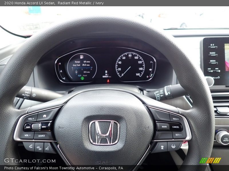 Radiant Red Metallic / Ivory 2020 Honda Accord LX Sedan