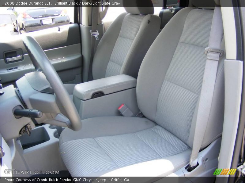 Brilliant Black / Dark/Light Slate Gray 2008 Dodge Durango SLT